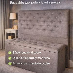 respaldo cabecera para sommier tapizado