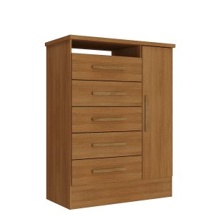 comoda 4 cajones una puerta cajonera organizador