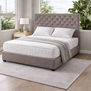 respaldo de cama 2 plazas en tela – varios colores